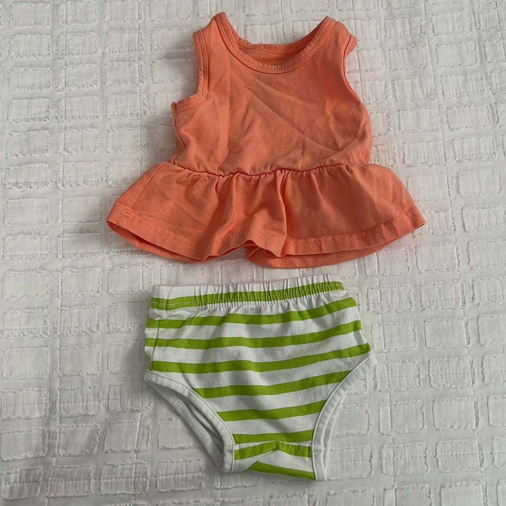 June & January Baby Peplum Set